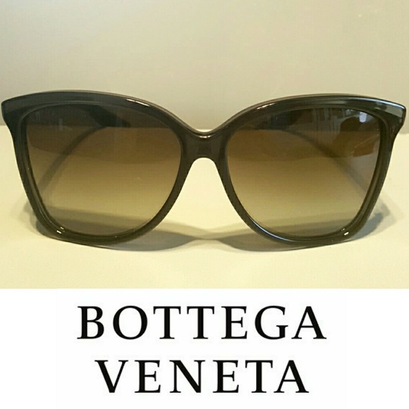 Bottega Veneta cat/square eye w/silver trim sunnie